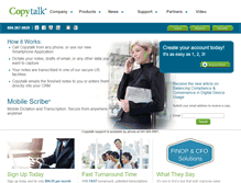 Tablet Screenshot of copytalk.com
